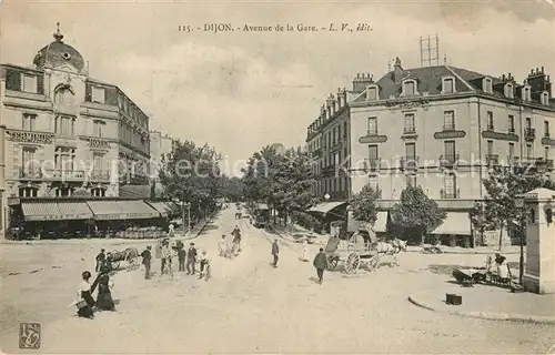 AK / Ansichtskarte Dijon_Cote_d_Or Avenue de la Gare Dijon_Cote_d_Or