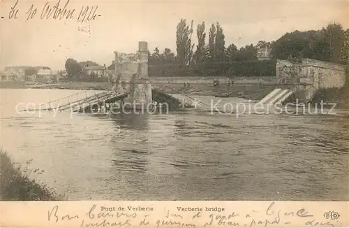 AK / Ansichtskarte Verberie Pont de Verberie Verberie