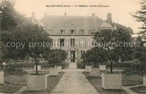 AK / Ansichtskarte Maletable Le Chateau entree principale Maletable