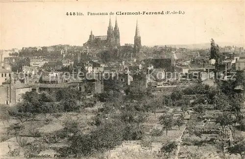 AK / Ansichtskarte Clermont_Ferrand_Puy_de_Dome Panorama Clermont_Ferrand