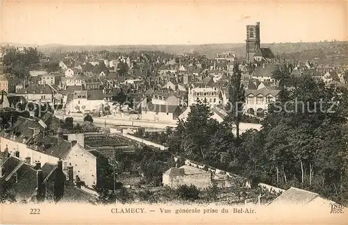 AK / Ansichtskarte Clamecy_Aisne Vue generale prise du Bel Air Clamecy_Aisne