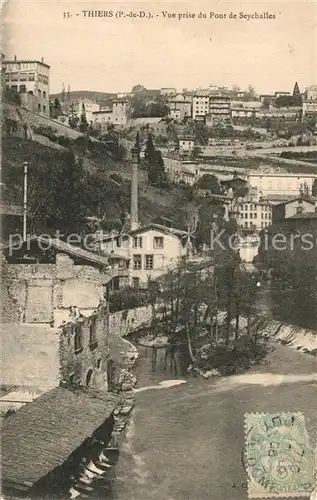 AK / Ansichtskarte Thiers Vue prise du Pont de Seychalles Thiers