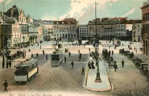 AK / Ansichtskarte Nice_Alpes_Maritimes Place Massena Nice_Alpes_Maritimes