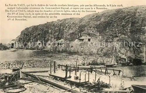 AK / Ansichtskarte Vaux devant Damloup Fort Vaux Vaux devant Damloup