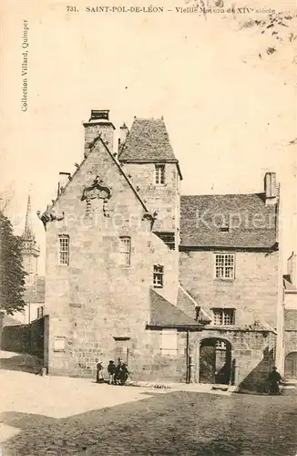 AK / Ansichtskarte Saint Pol de Leon Vieille Maison  Saint Pol de Leon