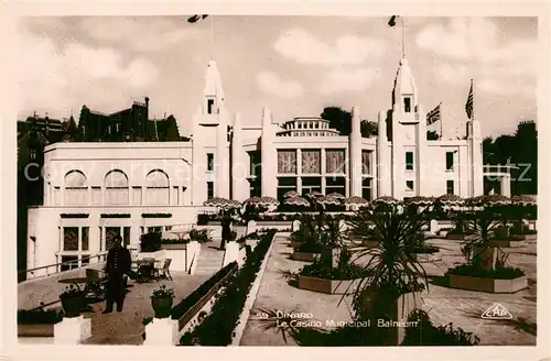 AK / Ansichtskarte Dinard_Ille_et_Vilaine_Bretagne Casino Municipal Balneum Dinard_Ille