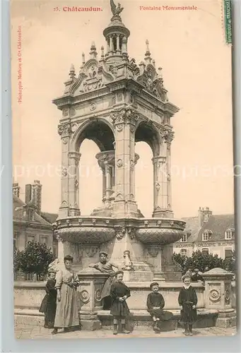 AK / Ansichtskarte Chateaudun Fontaine Monumentale Chateaudun