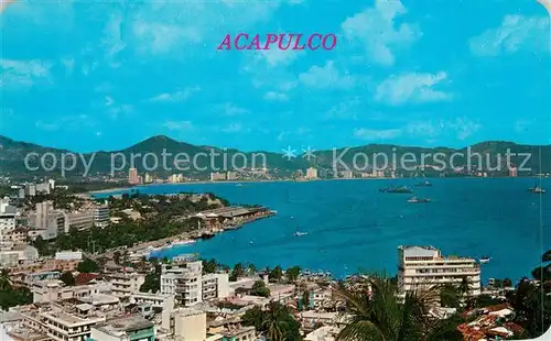 AK / Ansichtskarte Acapulco Vista panoramica de la Bahia de Acapulco Acapulco