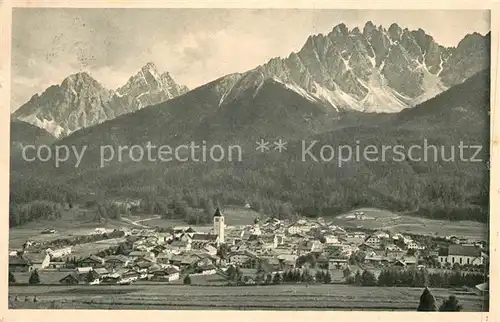 AK / Ansichtskarte Innichen_Suedtirol Panorama Hochpustertal Alpen Innichen Suedtirol