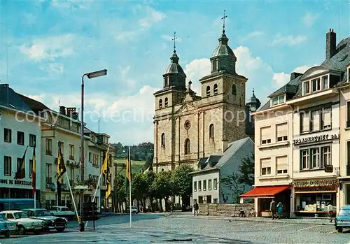 AK / Ansichtskarte Malmedy_Wallonie Place Albert Ier et la Cathedrale Malmedy Wallonie