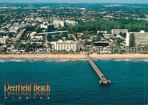 AK / Ansichtskarte Deerfield_Beach Aerial view 