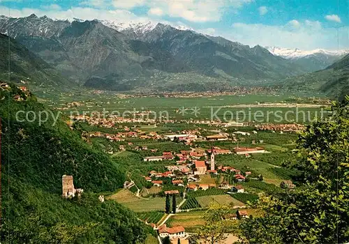 AK / Ansichtskarte Niederlana Gesamtansicht mit Alpenpanorama 