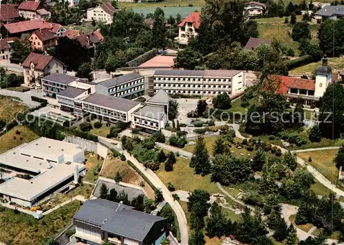 AK / Ansichtskarte Delemont Centre Saint Francois vue aerienne Delemont