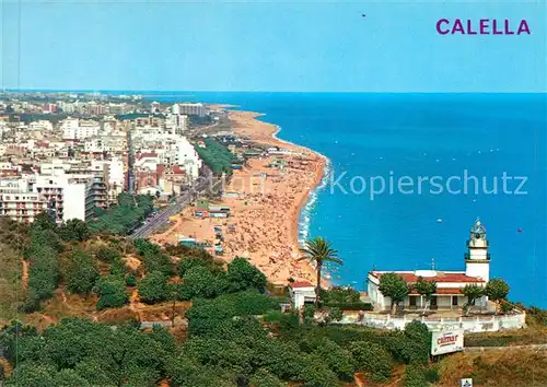 AK / Ansichtskarte Calella Panorama Strand Kueste Calella