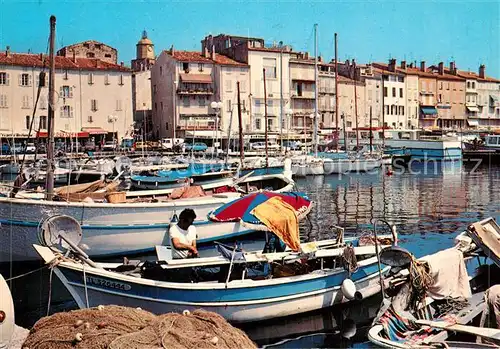 AK / Ansichtskarte Saint_Tropez_Var et ses pecheurs port Saint_Tropez_Var