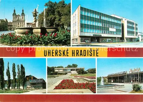 AK / Ansichtskarte Uherske_Hradiste Teilansichten Gebaeude Uherske_Hradiste