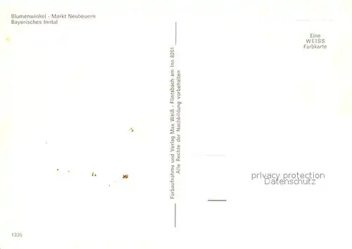 AK / Ansichtskarte Markt_Neubeuern Dorfpartie Blumenwinkel Markt Neubeuern