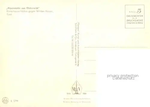 AK / Ansichtskarte Ebbs Hinterkaiserfelden Alm gegen Wilden Kaiser Ebbs