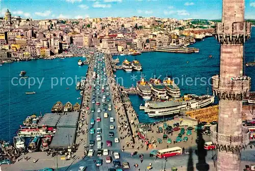AK / Ansichtskarte Istanbul_Constantinopel Galatabruecke Istanbul_Constantinopel