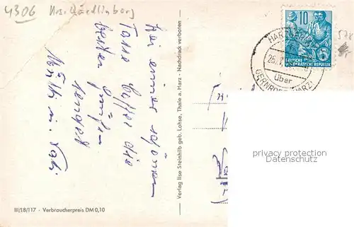 AK / Ansichtskarte Harzgerode Marktplatz Harzgerode