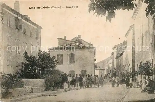 AK / Ansichtskarte Luc en Diois Grand Rue Luc en Diois