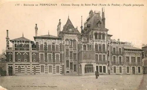 AK / Ansichtskarte Perpignan Chateau Ducup de Saint Paul Facade principale Perpignan