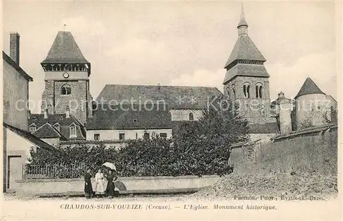 AK / Ansichtskarte Chambon sur Voueize Eglise Monument historique Chambon sur Voueize