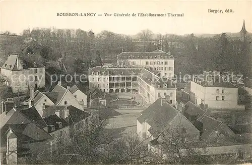 AK / Ansichtskarte Bourbon Lancy Vue generale de lEtablissement Thermal Bourbon Lancy