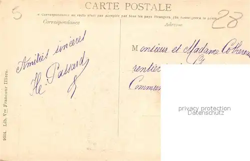 AK / Ansichtskarte Illiers Combray Vue generale Illiers Combray