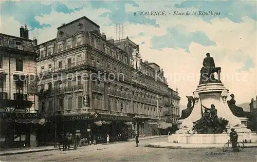 AK / Ansichtskarte Valence_Drome Place de la Republique Valence_Drome