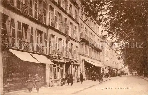 AK / Ansichtskarte Quimper Rue du Parc Quimper