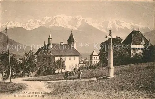 AK / Ansichtskarte Sallanches et le Massif du Mont Blanc Sallanches