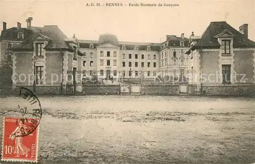 AK / Ansichtskarte Rennes_Ille et Vilaine Ecole Normale de Garcons 