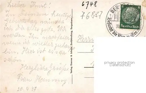 AK / Ansichtskarte Bergzabern_Bad Kurhaus Friedrichsruhe und Schwesternheim Luisenruhe Bergzabern_Bad