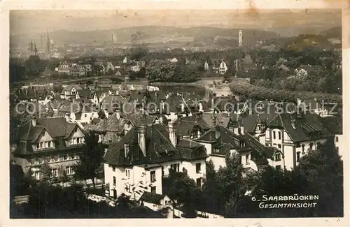 AK / Ansichtskarte Saarbruecken Gesamtansicht Saarbruecken