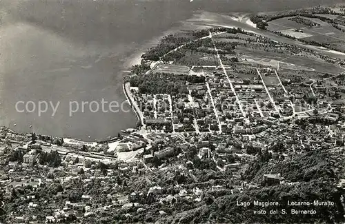 AK / Ansichtskarte Locarno_Lago_Maggiore Visto dal San Bernadino Locarno_Lago_Maggiore