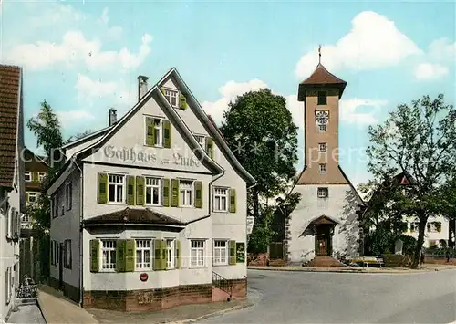 AK / Ansichtskarte Wart_Altensteig Gasthaus zur Linde Wart_Altensteig