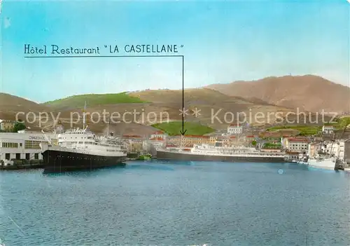 AK / Ansichtskarte Port Vendres Le Port et bateaux a quai Port Vendres