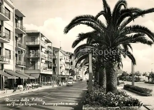 AK / Ansichtskarte Finale_Ligure Promenade  Finale_Ligure