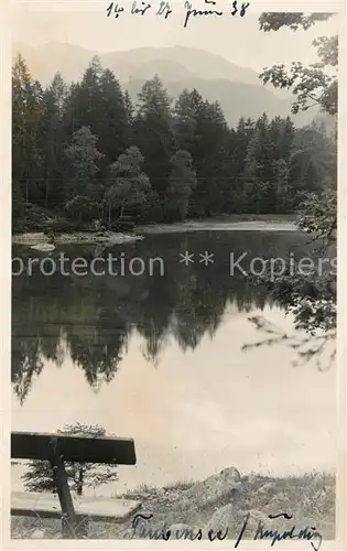 AK / Ansichtskarte Ruhpolding Partie am Taubensee Alpen Ruhpolding