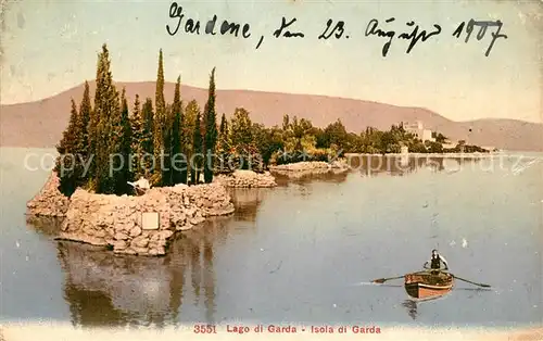 AK / Ansichtskarte Isola_di_Garda_Lago_di_Garda Insel im Gardasee Isola_di