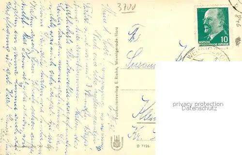 AK / Ansichtskarte Wernigerode_Harz FDGB Erholungsheim Georgij Dimitroff Wernigerode Harz