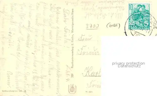 AK / Ansichtskarte Wernigerode_Harz Blindengenesungsheim Wernigerode Harz