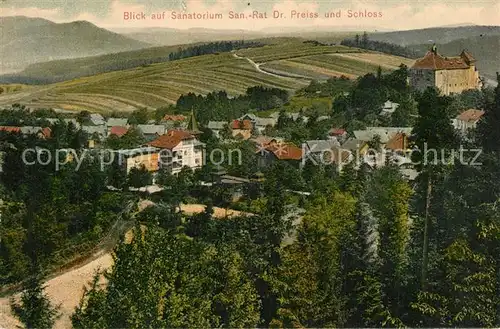 AK / Ansichtskarte Elgersburg Blick auf Sanatorium und Schloss Elgersburg