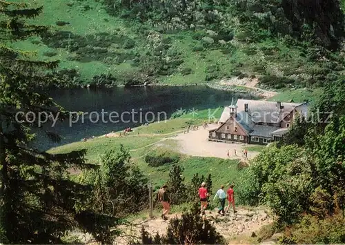 AK / Ansichtskarte Karpacz Karkonoski Park Narodowy Schronisko PTTK Smontnia nad Malym Stawem Karpacz