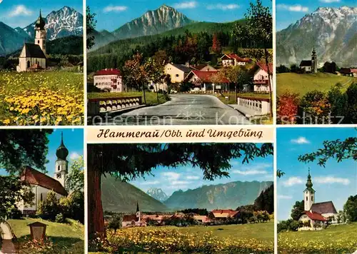 AK / Ansichtskarte Hammerau und Umgebung Landschaftspanorama Alpen Hammerau