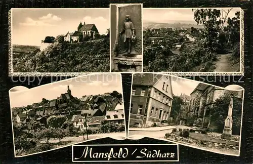 AK / Ansichtskarte Mansfeld_Suedharz Teilansichten Mansfeld Suedharz