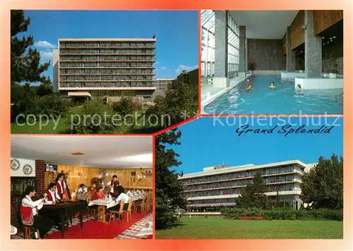 AK / Ansichtskarte Kupele_Piestany Balnea Grand Splendid Hotel Restaurant Hallenbad Kupele_Piestany