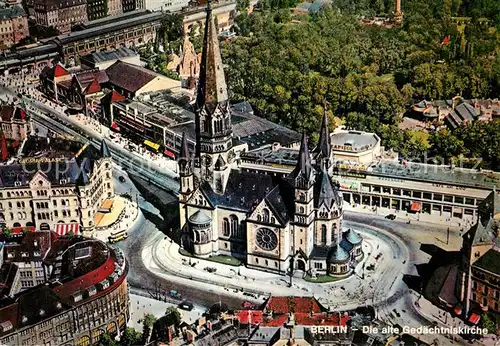 AK / Ansichtskarte Berlin Alte Gedaechtniskirche Berlin