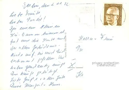 AK / Ansichtskarte Berlin Alte Gedaechtniskirche Berlin